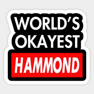 Hammond Sticker